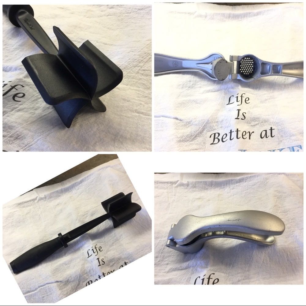 *SOLD* Pampered Chef Mix n Chop & Garlic Press!